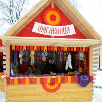 Масленичный ярмарочный домик