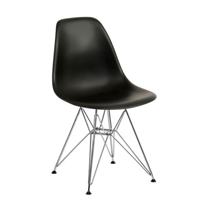 Стулья Eames черный металл в аренду на мероприятия
