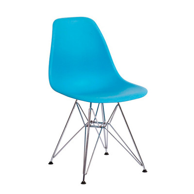 Стулья Eames синий металл в аренду на мероприятия