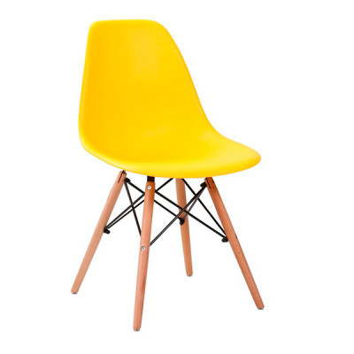 Стулья Eames желтые в аренду на мероприятия