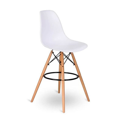 Стулья барные Eames белые в аренду на мероприятия