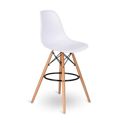 Стулья барные Eames белые в аренду на мероприятия