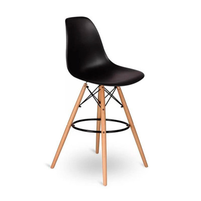 Стулья барные Eames черные в аренду на мероприятия