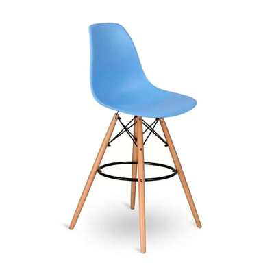 Стулья барные Eames голубые в аренду на мероприятия