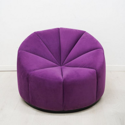 Кресло Velvet Pouf пурпурное