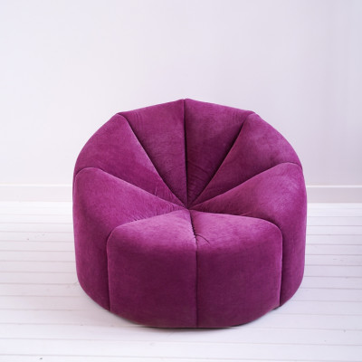 Кресло Velvet Pouf фиолетовое