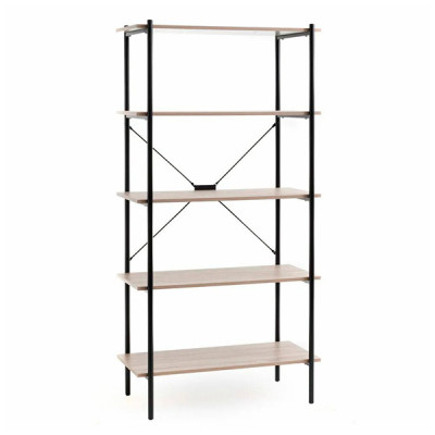 Стеллаж Loft c 5 полками бежевый