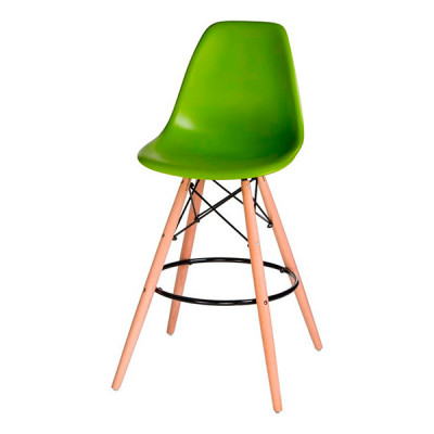 Стулья барные Eames зеленые в аренду на мероприятия