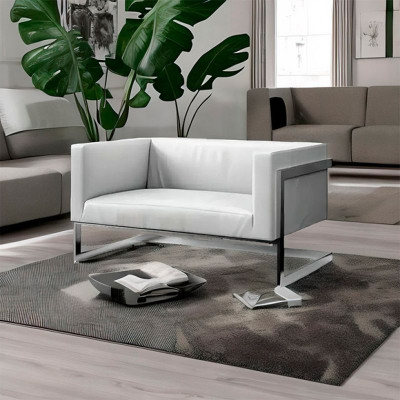 Диван Andrian Silver White
