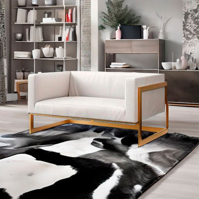 Аренда дивана Andrian White & Gold на мероприятие