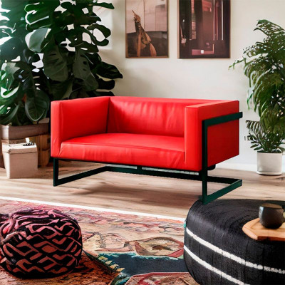 Диван Andrian Black &amp; Red