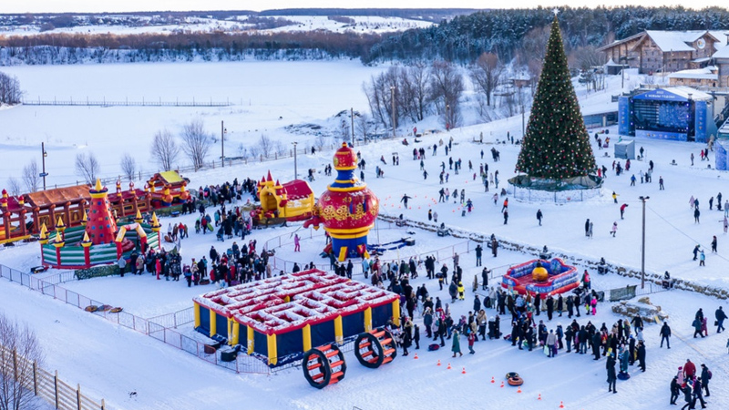 Новый год на Острове Русский