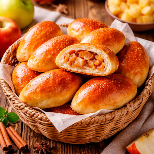 Пирожки с яблоком