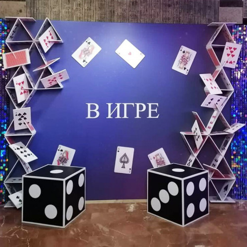 Фотозона «Казино 3D» в аренду на мероприятия
