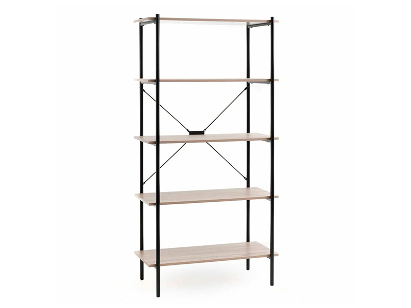 Стеллаж Loft c 5 полками бежевый