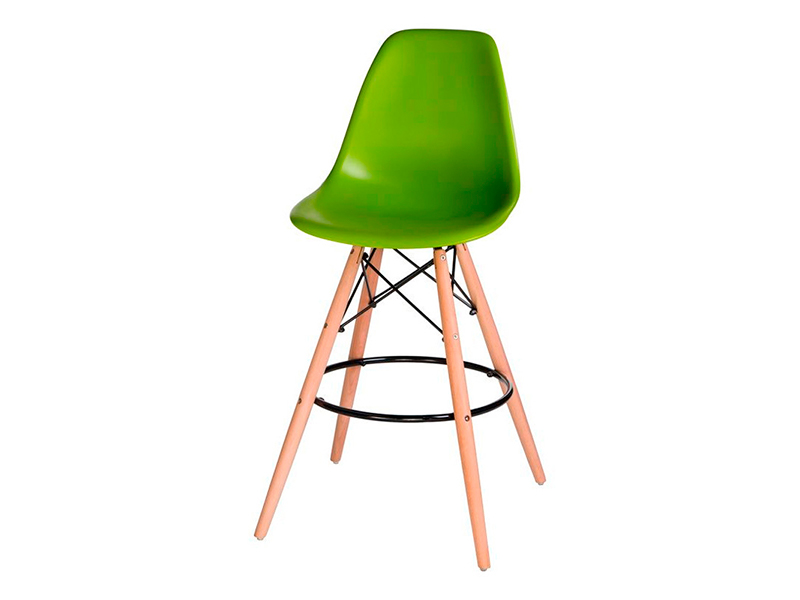 Стулья барные Eames зеленые в аренду на мероприятия