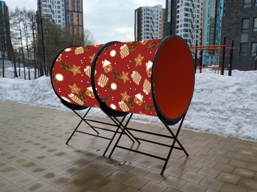 Новогодний 3D теннис