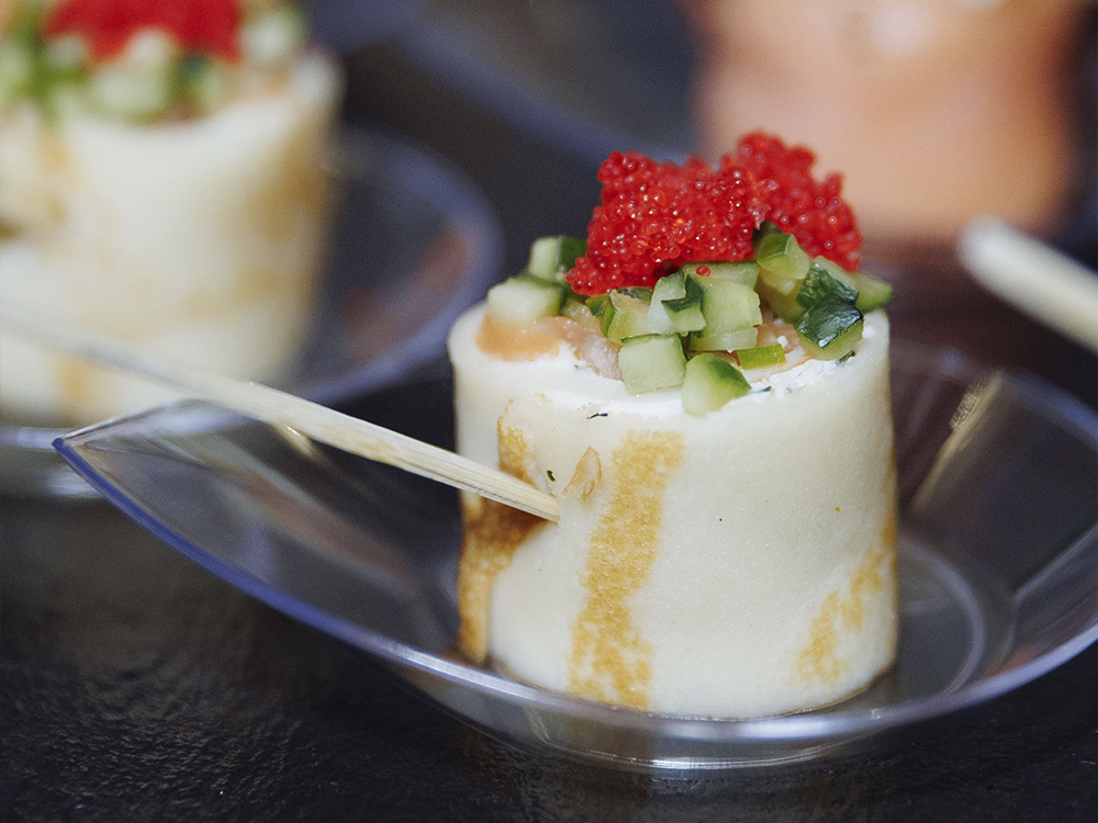 Канапе и закуски на фуршете
