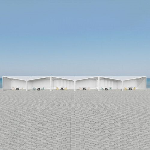 Тент Кайт 6x36 белый (Со стенками)