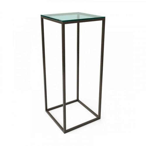 Коктейльный стол High Cube Glass чёрный в аренду