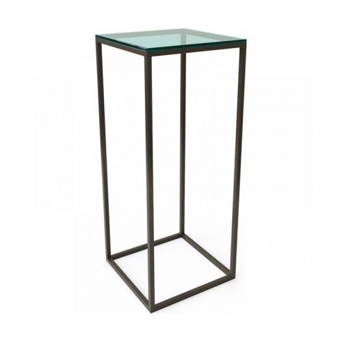 Коктейльный стол High Cube Glass чёрный в аренду
