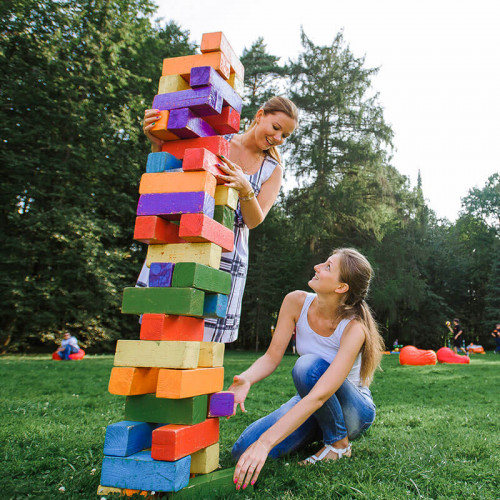 Большая дженга в аренду на мероприятие и свадьбу в Москве