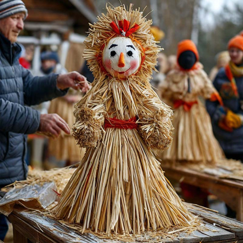 Заказать изготовление чучела Масленицы на заказ