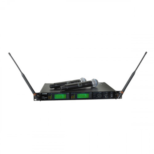 Пара микрофонов Shure UR4D/Shure UR2 SM58 Beta