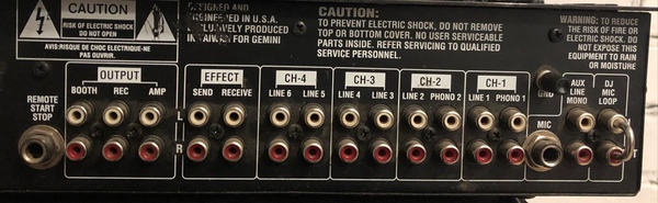 Аудиомикшер Gemini PS-812