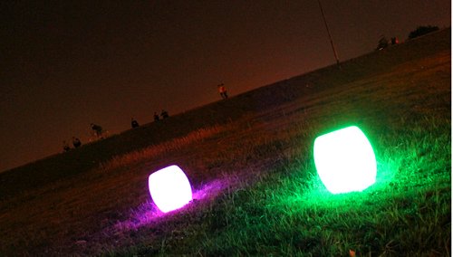 Барные стулья «Бочка» с LED-подсветкой в аренду