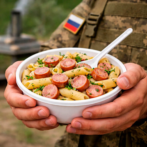 Макароны с сосисками