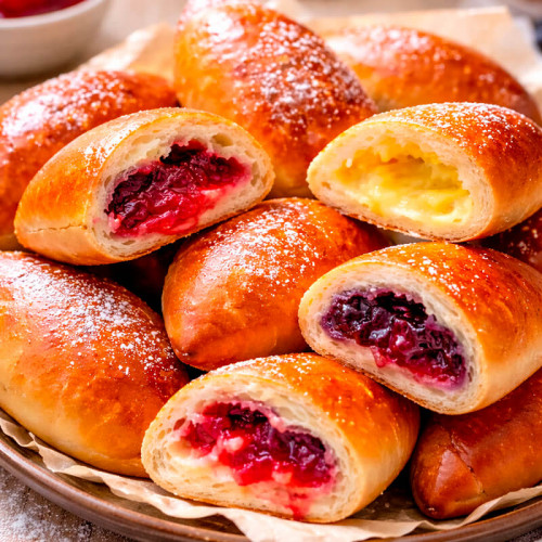 Пирожки со сладкой начинкой