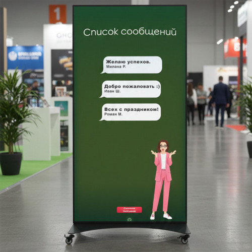 Интерактивный экран для сообщений