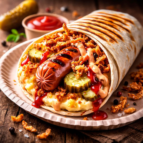 Рулле с сосиской «Гриль Свиная»