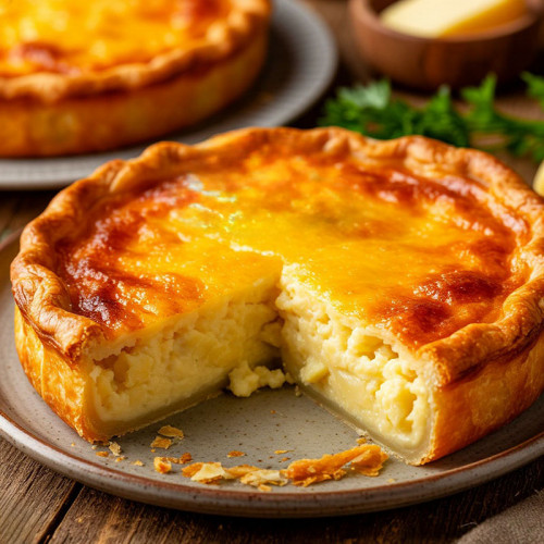 Пирог картофельный с сыром
