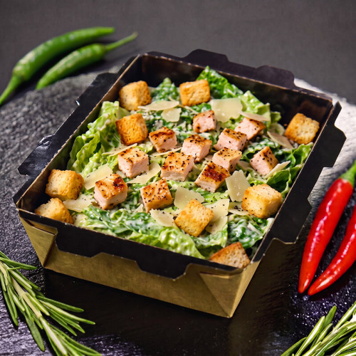 Салат Цезарь с курицей - питание персонала