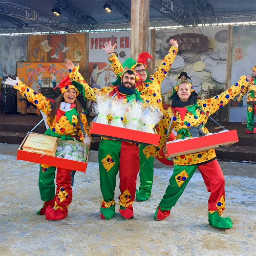 Заказать коробейника для раздачи угощений
