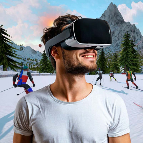 Аренда аттракциона VR Симулятор лыж на мероприятия