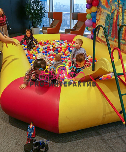 Бассейн с шарами прямоугольный в аренду на детский праздник