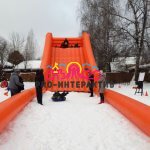 Горка Ледянка в аренду для зимних праздников