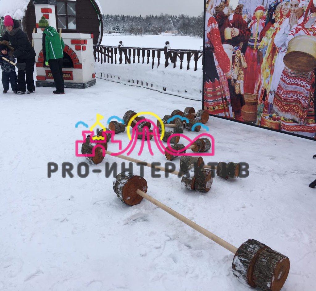 Богатырские гантели - русский стиль!