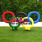 Аренда надувной фигуры Олимпийские кольца