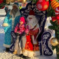 Новогодний праздник с аттракционами