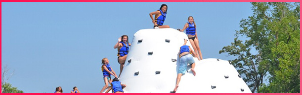 водный надувной батут